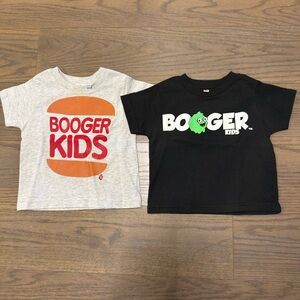 Twins bundle of 2 fun T-Shirt Gray Black size 2T